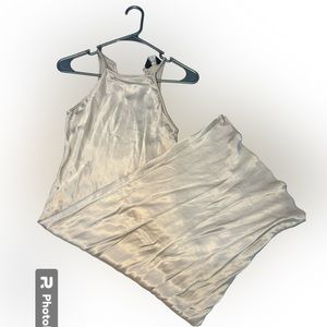 Primary Maxi Silk Dress